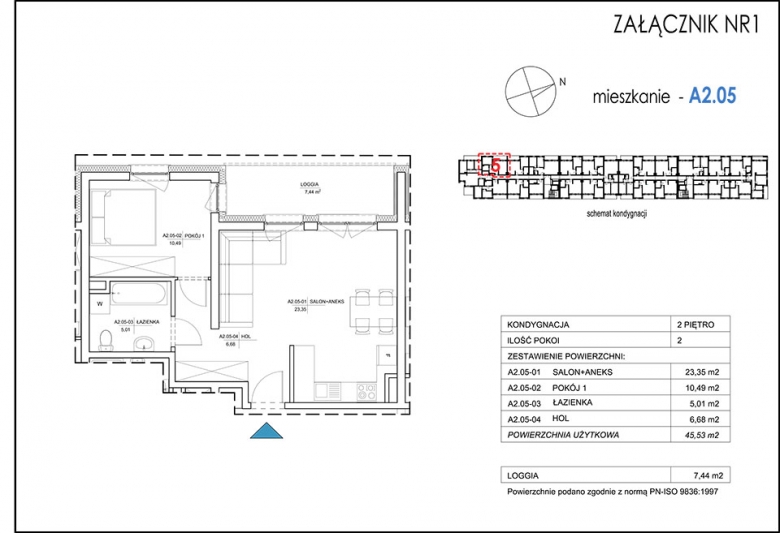 Apartament nr. A2.05